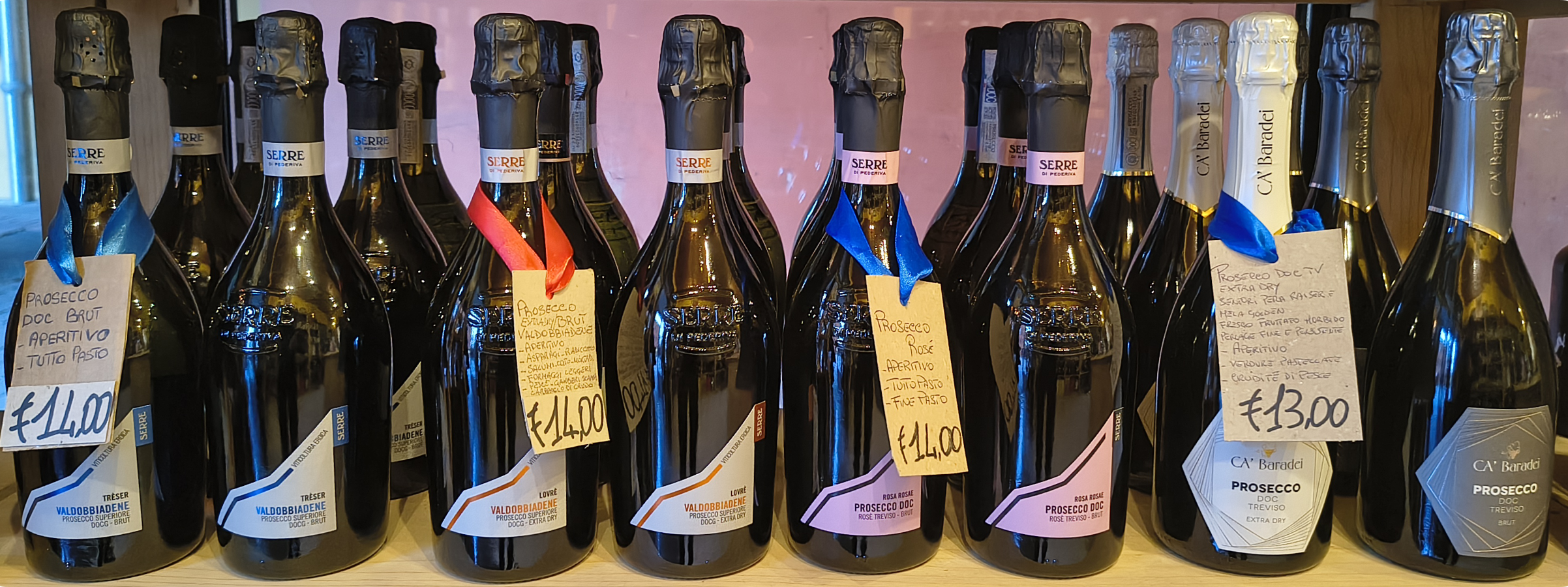 Etichette in enoteca: vini 5