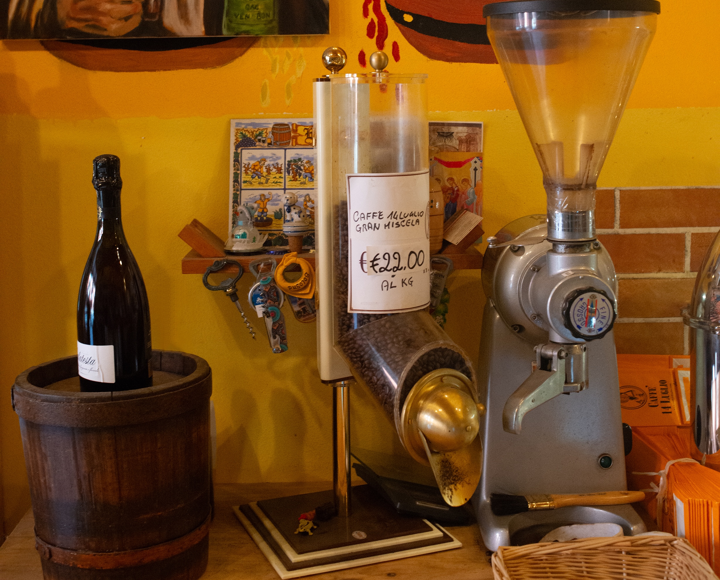 Prodotti artigianali in enoteca